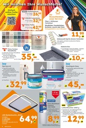 Aktueller Globus-Baumarkt Prospekt mit Wandfarbe, "Immer eine Idee besser", Seite 8