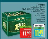 Bier Angebote von Jever bei Marktkauf Oschatz für 11,49 €