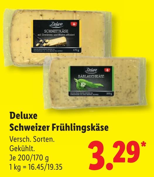 Schweizer Frühlingskäse