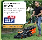 Akku-Rasenmäher LM C40B im ALDI Nord Prospekt Akku-Rasenmäher LM C40B von Yard Force im aktuellen ALDI Nord Prospekt für 222,00 €
