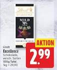 Excellence Schokolade von Lindt für 2,99 € bei EDEKA im Angebot Excellence Schokolade von Lindt im aktuellen EDEKA Prospekt