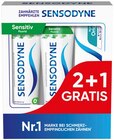 Aktuelles Zahncreme Multipack 2x Sensitiv Fluorid + 1x Multicare Original Gratis Angebot bei REWE in Siegen (Universitätsstadt) ab 4,99 €