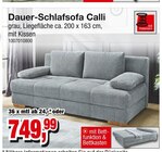 Aktuelles Dauer-Schlafsofa Calli Angebot bei Die Möbelfundgrube in Saarbrücken ab 749,99 €