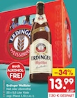 Weißbier Angebote von Erdinger bei Netto Marken-Discount Pirmasens für 13,99 €