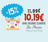 Ghee Beurre Clarifié - Bio Planète dans le catalogue Naturalia
