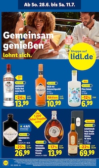Spirituosen im Lidl Prospekt "LIDL LOHNT SICH" mit 62 Seiten (Ulm)