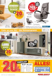 Aktueller Möbel Borst Prospekt mit Regal, "MACH' DIR DEIN ZUHAUSE SCHÖNER", Seite 7