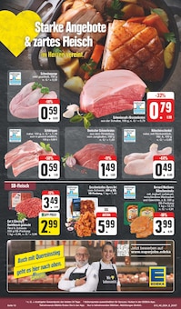 Schweinefleisch im EDEKA Prospekt "Wir lieben Lebensmittel!" mit 24 Seiten (Chemnitz)