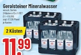 Mineralwasser im Angebot bei Trinkgut in Kaarst Mineralwasser Angebote von Gerolsteiner bei Trinkgut Kaarst für 11,99 €