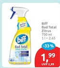 Bad Total Zitrus von Biff im aktuellen budni Prospekt