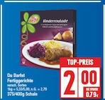 Fertiggerichte von Du Darfst im aktuellen EDEKA Prospekt für 2,00 €