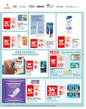 Promos Gillette Fusion dans le catalogue "Chaque semaine, plus de 3000 offres en magasin" de Auchan Hypermarché à la page 33