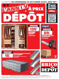 Prospectus Brico Dépôt, "L'ANNIV À PRIX DÉPÔT" à Hommarting et alentours, 24 pages, 16/10/2026 - 29/10/2026 Catalogue Brico Dépôt "L'ANNIV À PRIX DÉPÔT" à Hommarting et alentours, 24 pages, 16/10/2026 - 29/10/2026