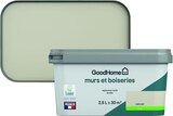 Peinture(d) intérieure couleur Murs et boiseries GoodHome Cancún beige satin 2,5L - GoodHome - Castorama à Pantin Peinture(d) intérieure couleur Murs et boiseries GoodHome Cancún beige satin 2,5L - GoodHome en promo chez Castorama Pantin à 27,90 €