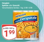 Spätzle von Henglein im aktuellen GLOBUS Prospekt