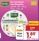 Bio Camembert bei Netto Marken-Discount im Prospekt "" für 1,89 €
