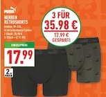 Herren Retroshorts im Angebot bei Marktkauf in Witten Herren Retroshorts Angebote von PUMA bei Marktkauf Witten für 17,99 €