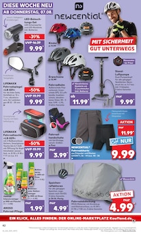 Fahrradhelm im Kaufland Prospekt "KNÜLLER" mit 60 Seiten (Jena)