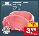 Aktuelles Schweine-Kotelett Angebot bei Netto Marken-Discount in Bonn ab 3,99 €