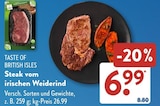 Steak vom irischen Weiderind von  im aktuellen ALDI SÜD Prospekt für 6,99 €