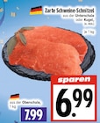 Zarte Schweine-Schnitzel aus der Unterschale oder Kugel bei EDEKA im Wettenberg Prospekt für 6,99 €
