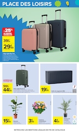 Valise en promo dans le catalogue Carrefour à la page 79