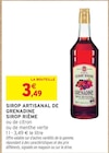 Sirop artisanal de grenadine - Sirop Rième en promo chez Intermarché Sirop artisanal de grenadine - Sirop Rième dans le catalogue Intermarché