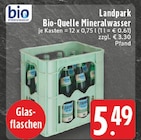 Bio-Quelle Mineralwasser im Angebot bei EDEKA in Wuppertal Bio-Quelle Mineralwasser Angebote von Landpark bei EDEKA Wuppertal für 5,49 €