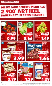 Aktueller Kaufland Prospekt "Aktuelle Angebote" Seite 2 von 54 Seiten für Iserlohn