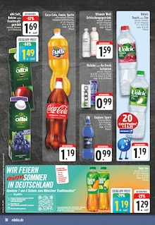 Coca Cola im aktuellen EDEKA Prospekt (Paderborn) Coca Cola im EDEKA Prospekt "Aktuelle Angebote" mit 24 Seiten (Paderborn)