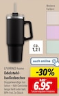 Lidl Glindenberg - Edelstahl-Isolierbecher Angebot im Prospekt Edelstahl-Isolierbecher bei Lidl im Glindenberg Prospekt für 6,95 €