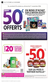 Promos Nutella dans le catalogue "Intermarché" de Intermarché Express Nutella en promo dans le catalogue Intermarché Express à la page 2