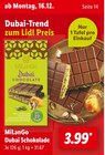 Dubai Schokolade Angebote von MiLanGo bei Lidl Bad Oeynhausen für 3,99 €