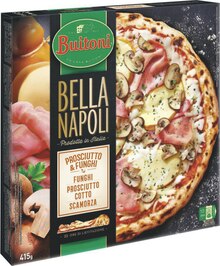Petit Casino Portet-sur-Garonne - Pizza au prosciutto funghi surgelée Bella Napoli Promo Pizza au prosciutto funghi surgelée Bella Napoli dans le catalogue Petit Casino "# Prêt pour entrer dans le royaume des marques ?" à Portet-sur-Garonne