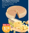 Herz Allgäuer Emmentaler im V-Markt Prospekt Herz Allgäuer Emmentaler von im aktuellen V-Markt Prospekt für 1,19 €