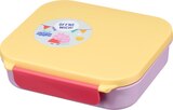 Brotdose mit Fächern flieder/gelb, Peppa Pig im Angebot bei dm-drogerie markt in Ludwigshafen Brotdose mit Fächern flieder/gelb, Peppa Pig Angebote von babylove bei dm-drogerie markt Ludwigshafen für 9,45 €