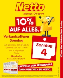 Netto Marken-Discount Prospekt mit 2 Seiten (Monheim)