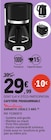 Cafetière programmable - MOULINEX - E.Leclerc à Boulogne-Billancourt Cafetière programmable - MOULINEX en promo chez E.Leclerc Boulogne-Billancourt à 29,99 €