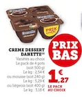 Crème Dessert - Danette à 1,27 € dans le catalogue U Express