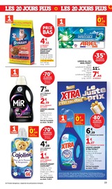 Promos Lessive dans le catalogue "LES 20 JOURS PLUS" de Super U Lessive en promo dans le catalogue Super U à la page 19