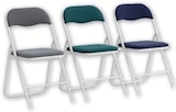 Chaise pliante effet velours - Super U à Rezé Chaise pliante effet velours en promo chez Super U Rezé à 11,99 €