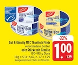 Aktuelles MSC Thunfisch Filets Angebot bei E center in Fürth ab 1,00 €