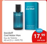 Cool Water Man im Angebot bei E center in Rottenburg Cool Water Man Angebote von Davidoff bei E center Rottenburg für 17,99 €