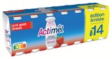 Actimel yaourt à boire édition limitée fraise - Danone - Intermarché Super Actimel yaourt à boire édition limitée fraise - Danone à 3,31 € dans le catalogue Intermarché Super