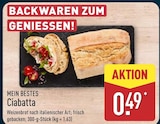 Ciabatta von Mein Bestes im aktuellen ALDI Nord Prospekt für 0,49 €