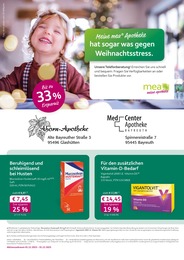 mea - meine apotheke Prospekt für Bayreuth mit 4 Seiten mea - meine apotheke Prospekt für Bayreuth: "Unsere Dezember-Angebote", 4 Seiten, 01.12.2023 - 31.12.2023