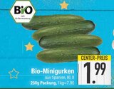 Bio-Minigurken von Bio im aktuellen EDEKA Prospekt für 1,99 €