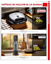 Prix et réduction Sodastream dans le prospectus Carrefour Market en cours Offre Sodastream dans le catalogue Carrefour Market du moment à la page 59
