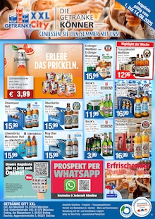 Becks im Getränke City Prospekt "Aktuelle Angebote" mit 2 Seiten (München)
