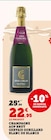 Champagne AOP Brut Gervais Gobillard Blanc de Blancs - Gervais Gobillard en promo chez U Express Cholet à 22,95 €